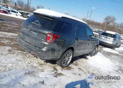 2019 Ford Explorer Sport z USA, uszkodzony, nr VIN 1FM5K8GT3KGA82763